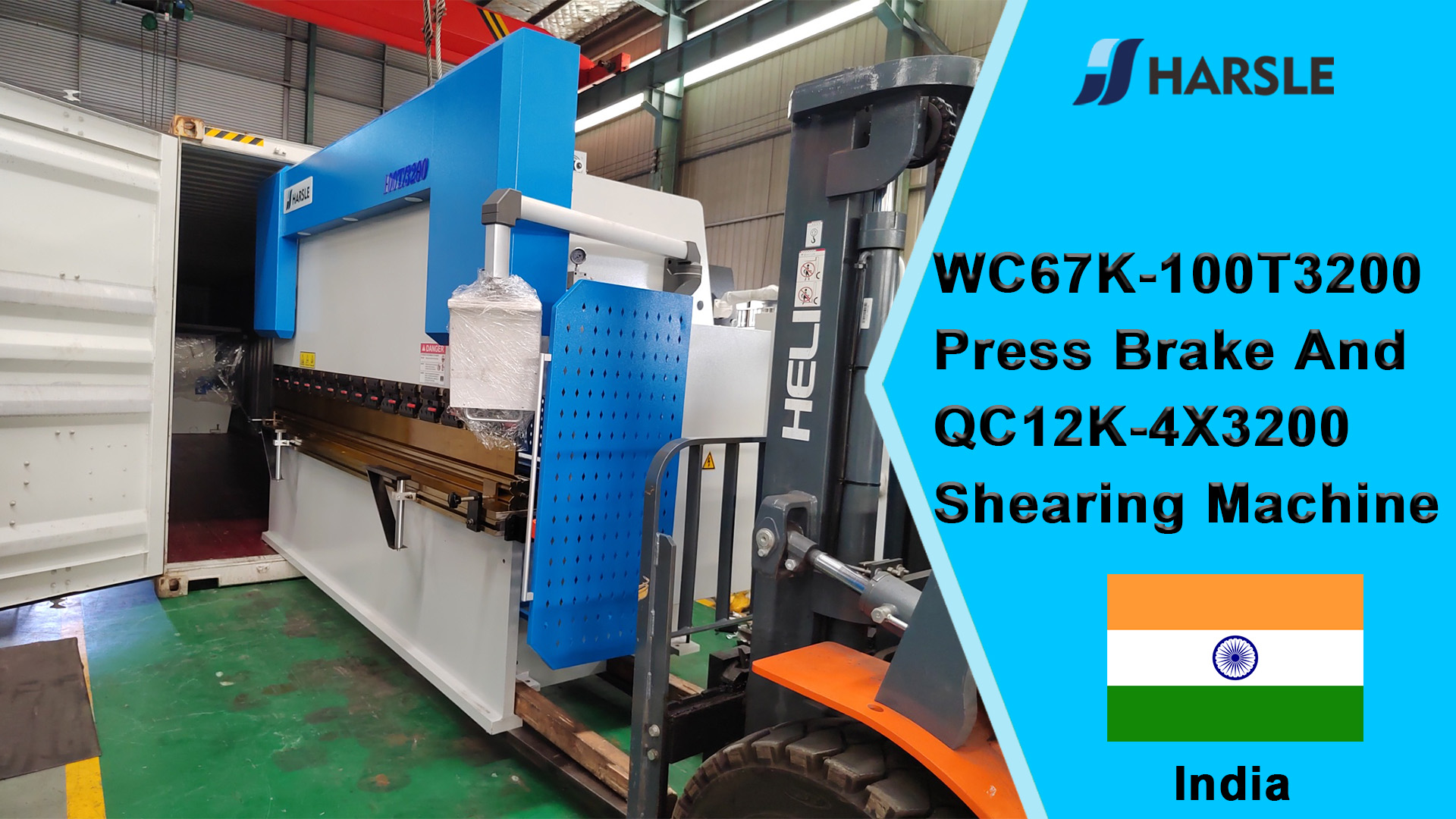 India-WC67K-100T3200 kantpers en QC12K-4X3200 zwenkstraalschaar