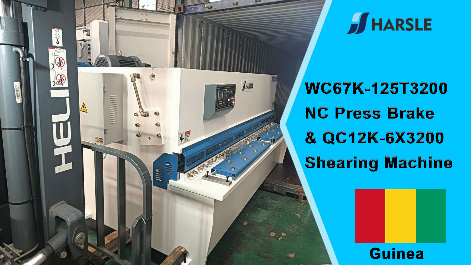 Guinea-WC67K-125T3200 NC kantbank en QC12K-6X3200 knipmachine