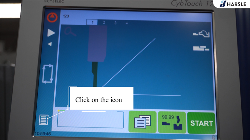 Bedieningshandleiding CNC-afkantpers