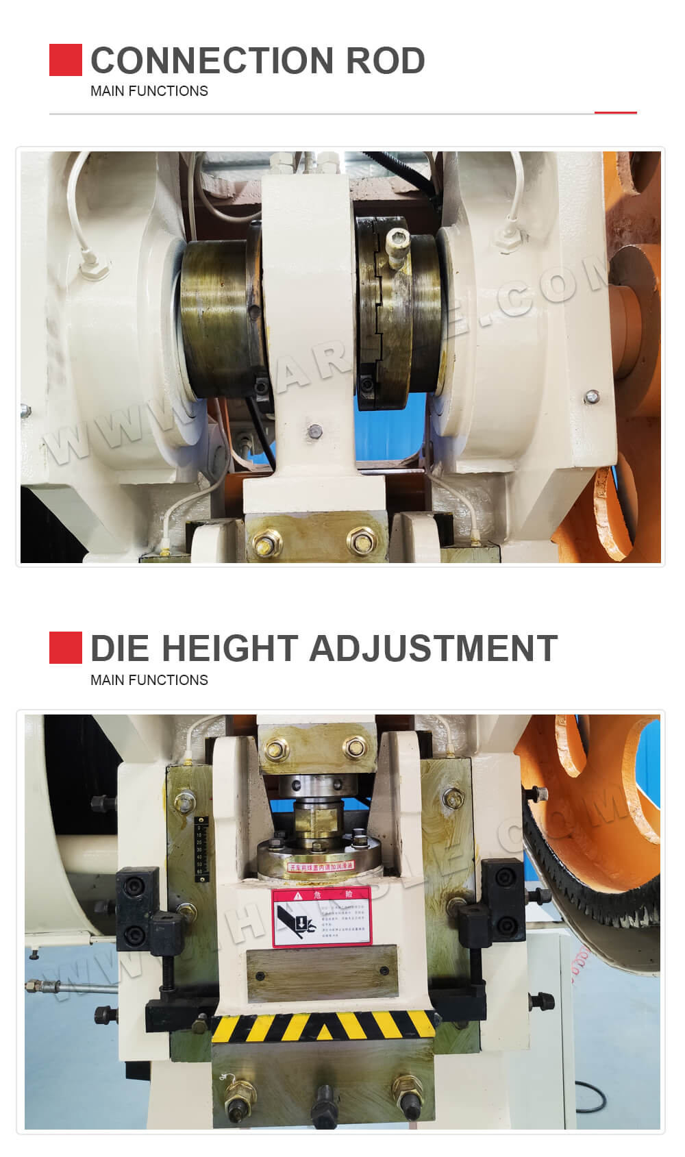 Mechanische excentrieke krachtpers