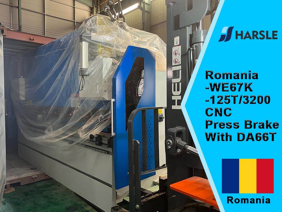 Roemenië-WE67K-125T/3200 CNC Persrem met DA66T