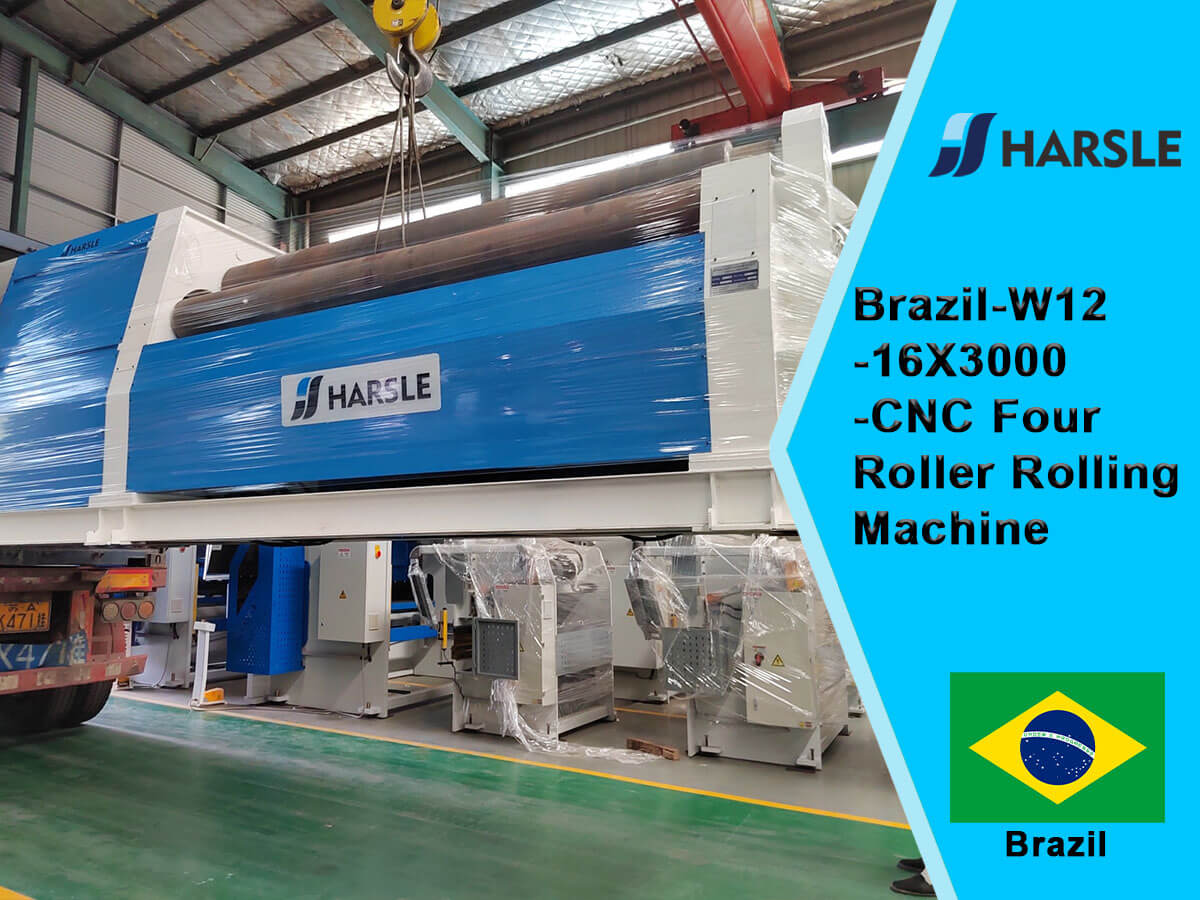 Brazilië-W12-16x3000-CNC Four Roller Rolling Machine