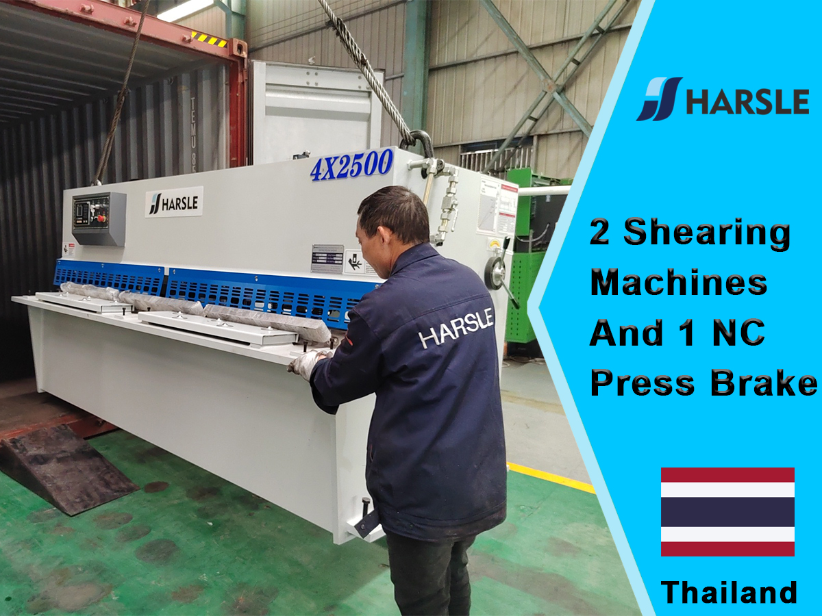 Thailand-2 Shearing Machines en 1 NC Press Brake