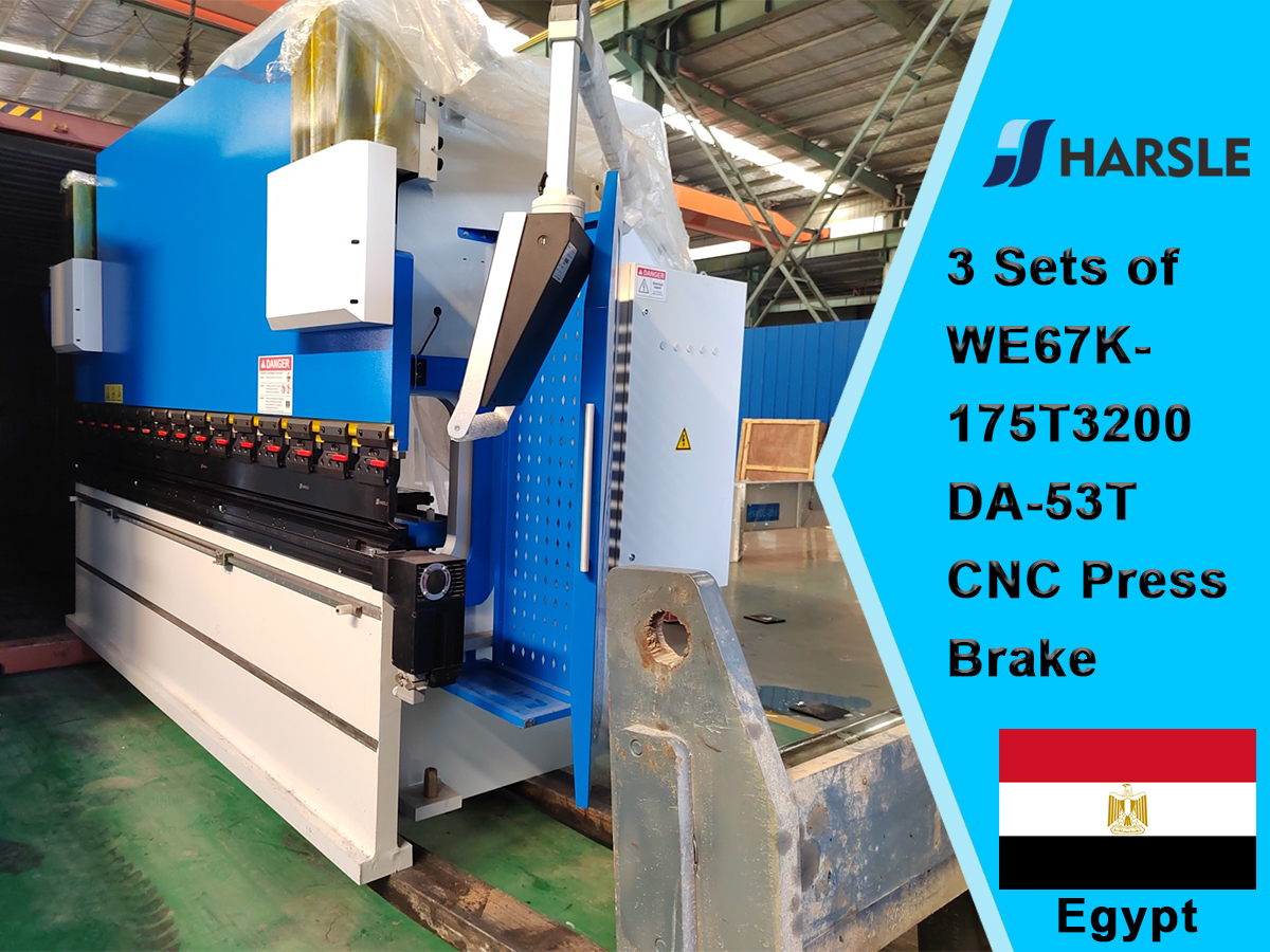 Egypte-3 Sets van WE67K-175T3200 DA-53T CNC Press Brake