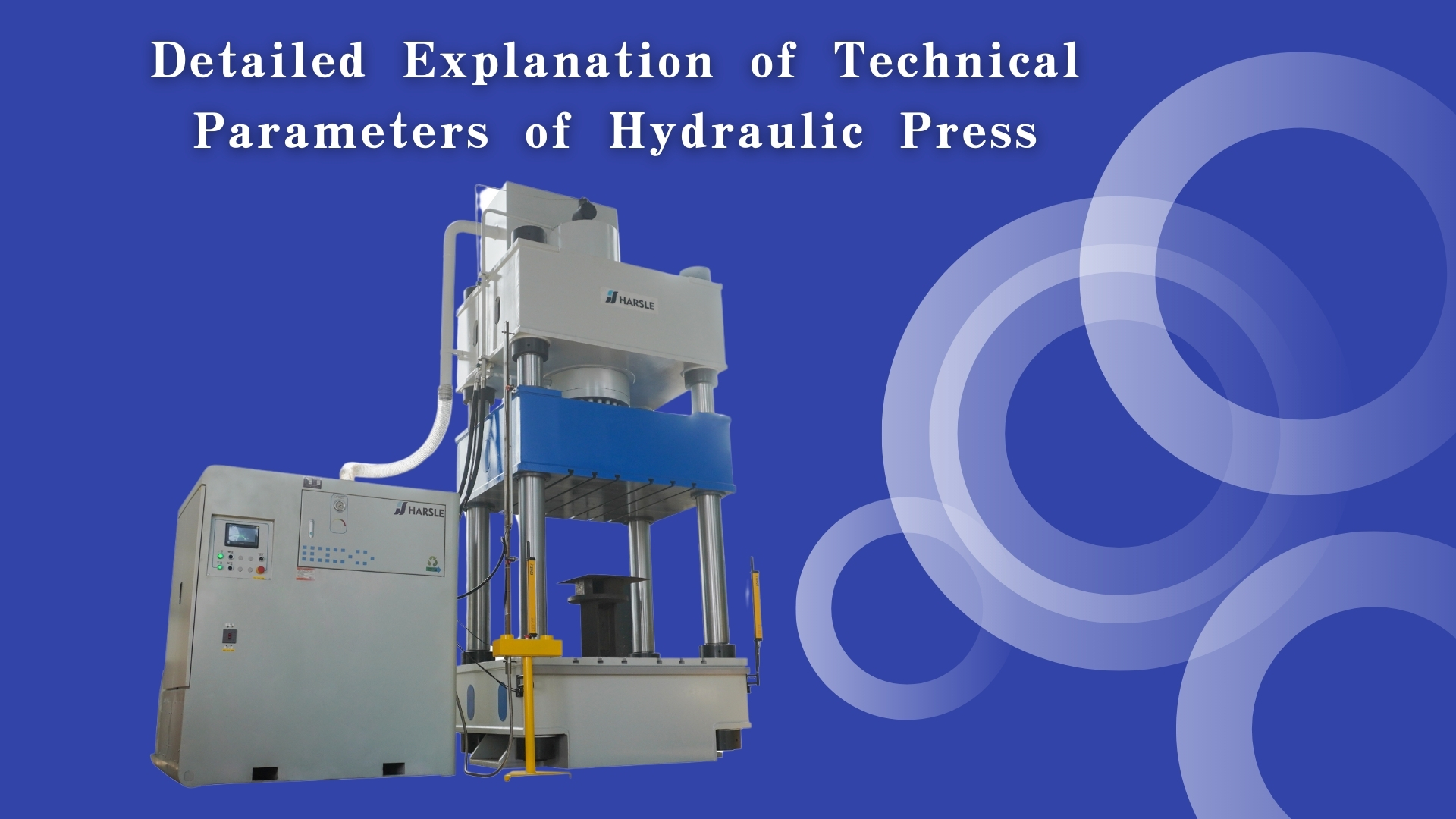 Technische parameters van hydraulische pers