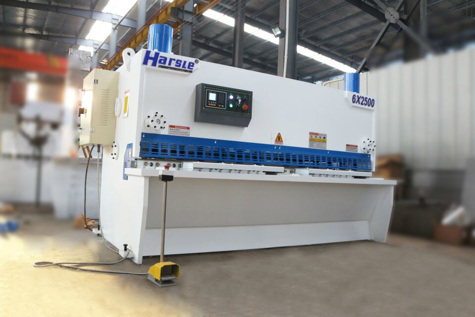 QC11K-6x2500 Hydraulische guillotine Shearing Machine met E21S, 6 mm snijmachine te koop