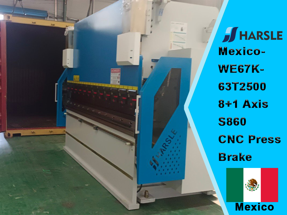 Mexico-WE67K-63T2500 8+1 Axis S860 CNC Press Brake 