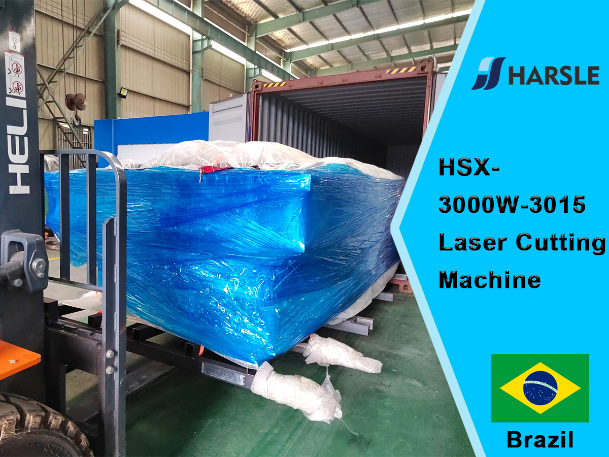 Brazilië-HSX 3000W-3015 lasersnijmachine